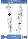 Bf 109G-2 national insignia 1:48