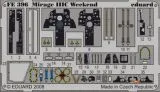 Mirage IIIC P.E. set for Eduard (Zoom) 1:48