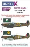 Spitfire Mk.I super mask for Tamiya 1:72