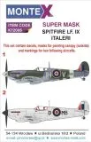 Spitfire LF.IX super mask for Sword 1:72 Spitfire LF.IX super mask for Sword 1:72