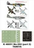 Me 262A-1a super mask for Tamiya 1:48