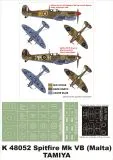 Spitfire Mk.Vb (Malta) super mask for Tamiya 1:48