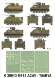M113 Acav super mask for Tamiya 1:48