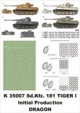 Tiger I super mask for Dragon 1:35 Tiger I super mask for Dragon 1:35