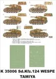 Ss.Kfz.124 Wespe super mask 1:35