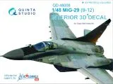 MiG-29A interior for G.W.H. 1:48