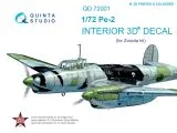 Pe-2 interior 1:72