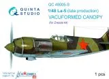 La-5 (late) vacu canopy (1x) 1:48