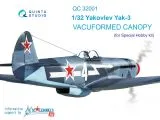Yak-3 vacu canopy 1:32