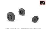 Fairey "Gannet" late type wheels 1:48