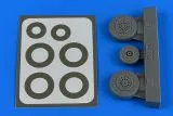 L-39C wheels & paint masks 1:48 L-39C wheels & paint masks 1:48
