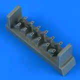 Bf 109E exhaust for Eduard 1:48