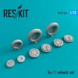 Su-11 wheels set 1:72 Su-11 wheels set 1:72