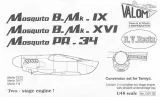 Mosquito B.Mk.IX/XVI, PR.34 engine set for Tamiya 1:48
