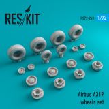 Airbus A319 wheels set 1:72