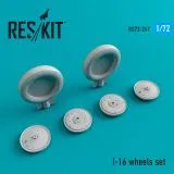 I-16 wheels set 1:72