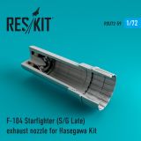 F-104 Starfighter (S/G Late) exhaust nozzle 1:72