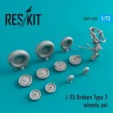 J-35 Draken Type 3 wheels set 1:72
