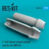 F-14D Tomcat closed exhaust nozzles 1:72 F-14D Tomcat closed exhaust nozzles 1:72