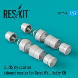 Su-35 fly position exhaust nozzles 1:72