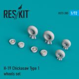 H-19 Chickasaw Type 1 wheels set 1:72
