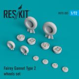 Fairey Gannet Type 2 wheels set 1:72