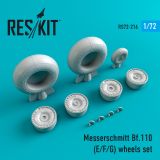 Bf 110 (E/F/G) wheels set 1:72