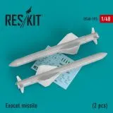 Exocet missile 1:48