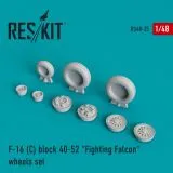 F-16 (C) block 40-52 wheels set 1:48