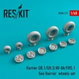 Harrier (early) wheels set 1:48