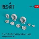 F-16A "Fighting Falcon" wheels set 1:48 F-16A "Fighting Falcon" wheels set 1:48