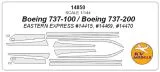 Boeing 737-100/200 Anti-Icing Surfaces mask 1:144 Boeing 737-100/200 Anti-Icing Surfaces mask 1:144