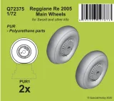 Reggiane Re 2005 Main Wheels 1:72