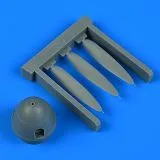 Bf 109F-2 propeller for Eduard 1:48