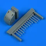 B-26B-50 Invader front gun barrels 1:48