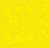 Su-35S TFace mask for Kitty Hawk 1:48