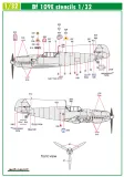 Bf 109E stencils 1:32 Bf 109E stencils 1:32