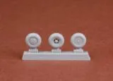 DH-82A Tiger Moth wheel set for Airfix 1:48