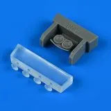 SAAB J29 Tunnan front landing lights 1:48 SAAB J29 Tunnan front landing lights 1:48