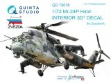 Mil Mi-24P interior for Zvezda 1:72