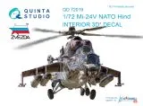 Mil Mi-24V NATO (black panels) for Zvezda 1:72