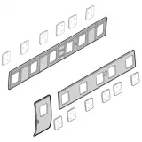 Mil Mi-8 Square Windows Set 1:72 Mil Mi-8 Square Windows Set 1:72