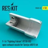F-16 (F110-GE) open exhaust nozzles for TAMIYA 1:32 F-16 (F110-GE) open exhaust nozzles for TAMIYA 1:32