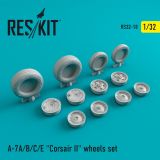 A-7 A/B/C/E Corsair II wheels set 1:32 A-7 A/B/C/E Corsair II wheels set 1:32