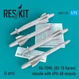 Kh-25ML (AS-10 Karen) missile  with APU-68 1:72