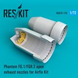 Phantom FG.1/FGR.2 open exhaust nozzles for Airfix 1:72