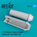 F-14A Tomcat closed exhaust nozzles for Fine Mold 1:72 F-14A Tomcat closed exhaust nozzles for Fine Mold 1:72