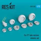 Su-27 wheels set late 1:72 Su-27 wheels set late 1:72