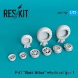P-61 Black Widow wheels set 1:72