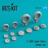 F-100A Super Sabre wheels set 1:72